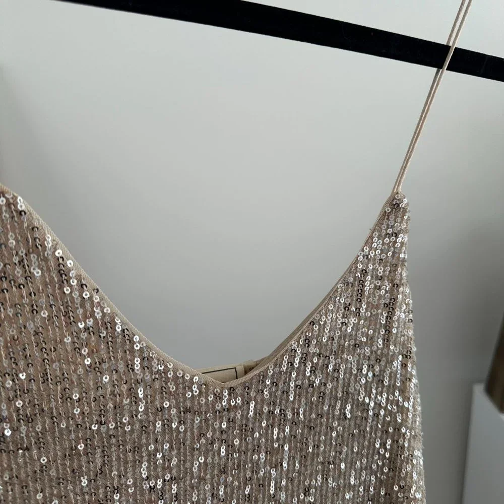 Sequin Mini Dress For Party Bachelorette Festival Coastal Cowgirl - Picture 12 of 13